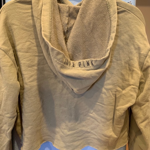 Pink Cropped Hoodie - Picture 2 of 4